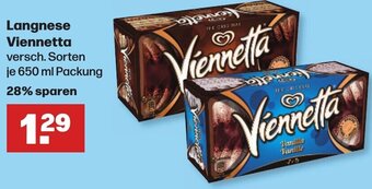 Handelshof Langnese Viennetta 650 ml Packung Angebot