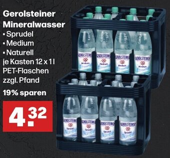 Handelshof Gerolsteiner Mineralwasser 12x1 L PET Flaschen Angebot