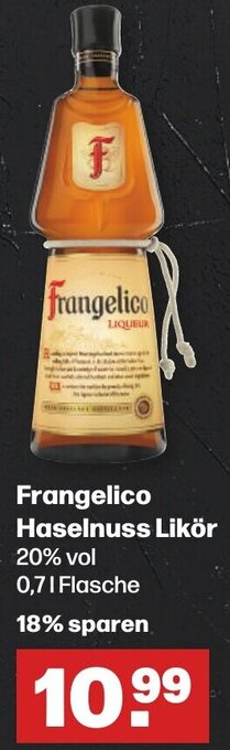 Handelshof Frangelico Haselnuss Likör 0,7 L Flasche Angebot