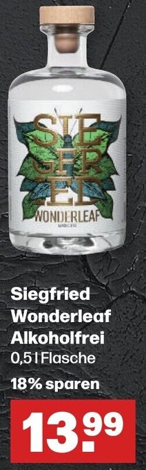 Handelshof Siegfried Wonderleaf Alkoholfrei 0,5 L Flasche Angebot