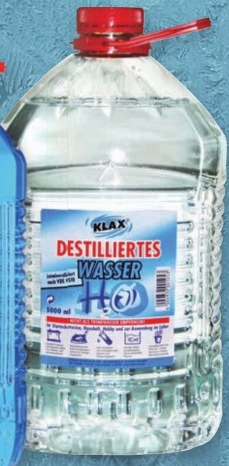 Handelshof KLAX Destilliertes Wasser 5 Liter Angebot