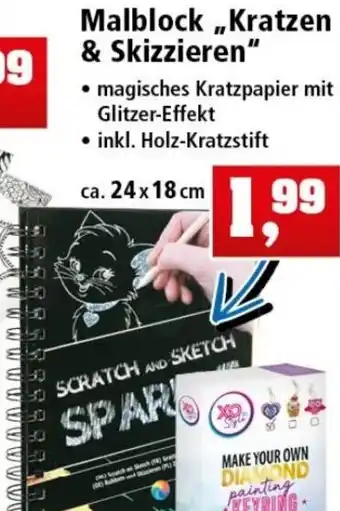 Thomas Philipps Malblock Kratzen & Skizzieren Angebot