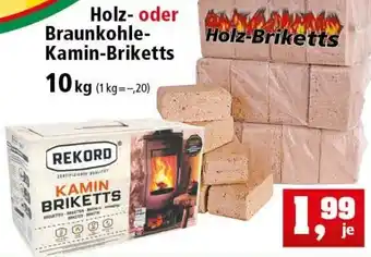 Thomas Philipps Holz oder Braunkohle Kamin Briketts 10kg Angebot