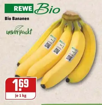 REWE Rewe Bio Bananen 1kg Angebot