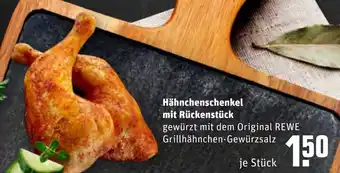 REWE Hähnchenschenkel mit Rückenstück Angebot