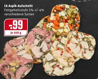 REWE IA Aspik Aufschnitt 100g Angebot