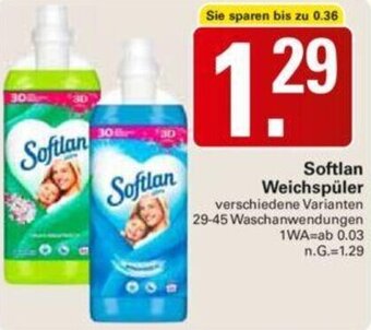 WEZ Softlan Weichspüler 29-45 Waschanwendungen Angebot