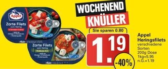 WEZ Appel Heringsfilets 200g Dose Angebot