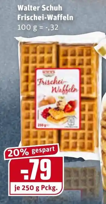 REWE Walter Schuh Frischei Waffeln 250g Angebot