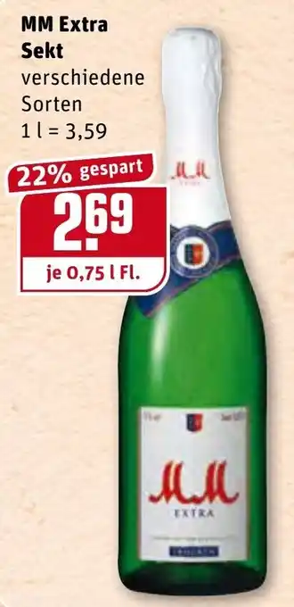 REWE MM Extra Sekt 0,75L Angebot