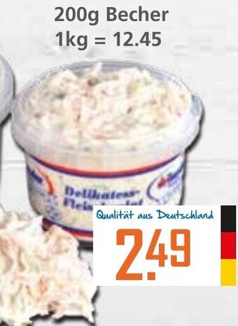 Klaas und Kock Delikatess Fleischsalat 200g Becher Angebot