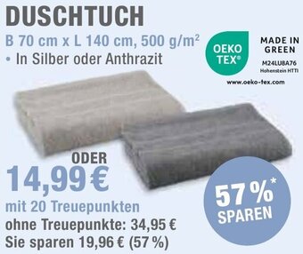 Klaas und Kock DUSCHTUCH Angebot