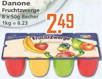 Klaas und Kock Danone Fruchtzwerge 8 x 50g Becher Angebot