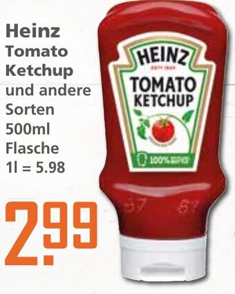 Klaas und Kock Heinz Tomato Ketchup 500 ml Flasche Angebot