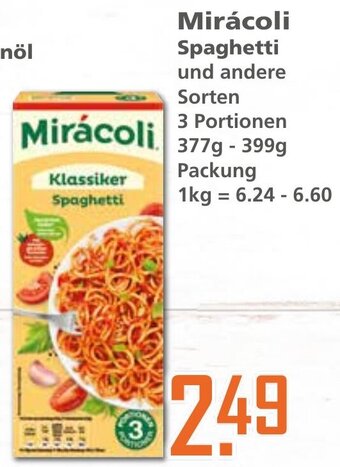 Klaas und Kock Mirácoli Spaghetti 377 g-399 g Packung Angebot