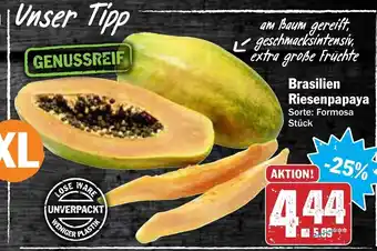 AEZ Brasilien Riesenpapaya Angebot