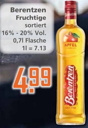 Klaas und Kock Berentzen Fruchtige 0,7 L Flasche Angebot