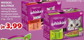 Zookauf WHISKAS MULTIPACK 12x85 g Angebot