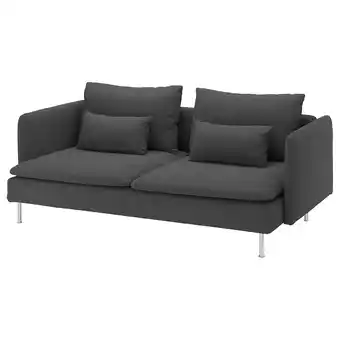 IKEA Söderhamn 3er-sofa, tallmyra mittelgrau Angebot