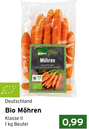 CAP Markt Deutschland Bio Möhren 1 kg Beutel Angebot