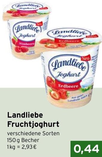 CAP Markt Landliebe Fruchtjoghurt 150 g Becher Angebot