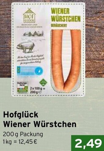 CAP Markt Hofglück Wiener Würstchen 200 g Packung Angebot