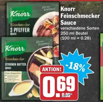 AEZ Knorr Feinschmecker Sauce 250ml Angebot