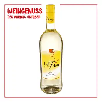 Netto Marken-Discount Le sweet filou blanc vin de france 11,0 % vol 1 liter Angebot