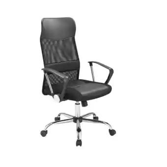 Netto Marken-Discount Juskys ergonomischer bürostuhl austin - höhenverstellbar mesh bespannung, hohe rückenlehne - schwarz Angebot