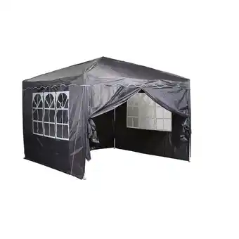 Netto Marken-Discount Chillroi faltpavillon 3 m x 3 m grau partyzelt gartenzelt eventzelt Angebot