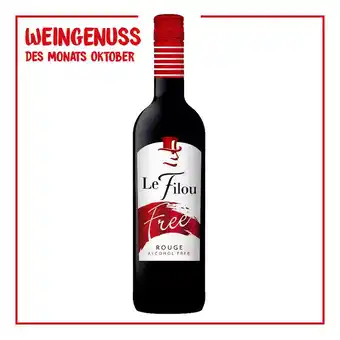 Netto Marken-Discount Le filou free rouge alkoholfreier wein 1 liter Angebot