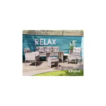 Netto Marken-Discount Swing&harmonie sydney polyrattan sitzgruppe esstisch lounge sitzgarnitur essgruppe gartenmöbel set - versch. ausführungen Angebot