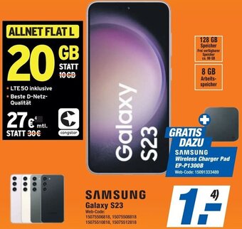 Expert SAMSUNG Galaxy S23 Angebot