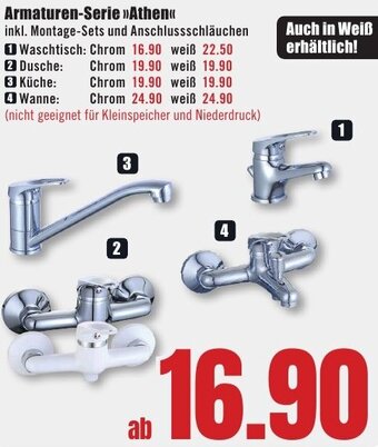 B1 Discount Baumarkt Armaturen-Serie Athen Angebot