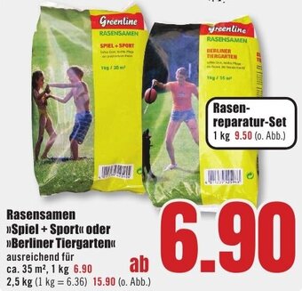 B1 Discount Baumarkt Rasensamen Spiel + Sport oder Berliner Tiergarten Angebot