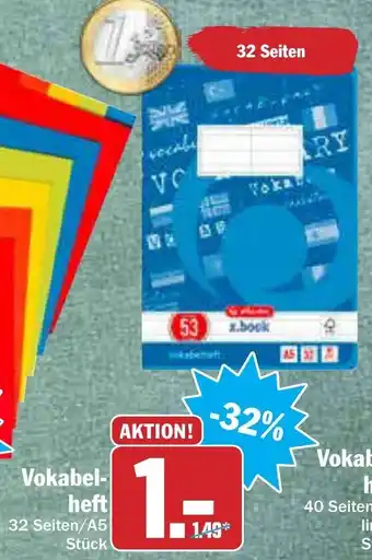 AEZ Vokabelheft Angebot