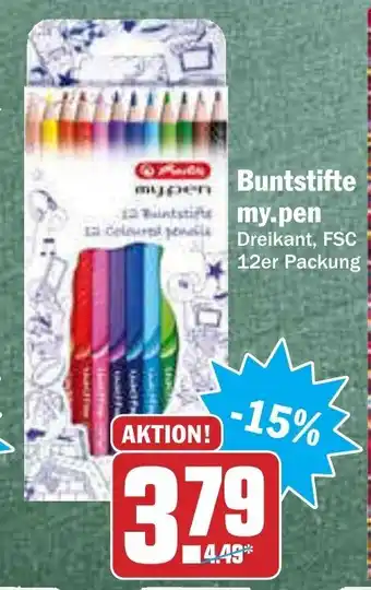 AEZ Buntstifte my.pen Angebot