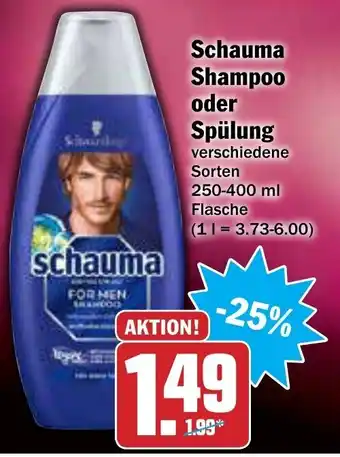 AEZ Schauma Shampoo oder Spülung 400-250ml Angebot