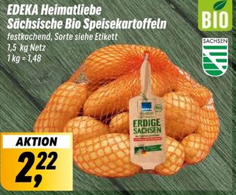 Simmel EDEKA Heimatliebe Sächsische Bio Speisekartoffeln 1,5 kg Netz Angebot