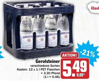 AEZ Gerolsteiner 12x1L Angebot