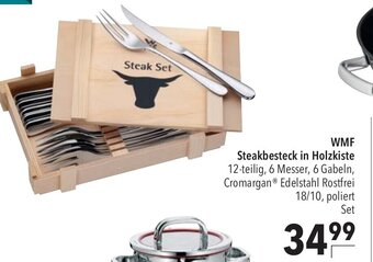 CITTI Markt WMF Steakbesteck in Holzkiste 12-teilig Angebot