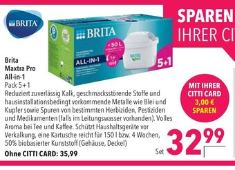 CITTI Markt Brita Maxtra Pro All-in-1 Pack 5+1 Angebot