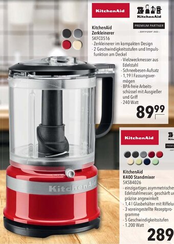 CITTI Markt KitchenAid Zerkleinerer 5KFC0516 Angebot
