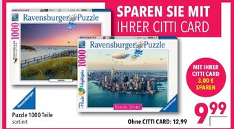 CITTI Markt Ravensburger Puzzle Puzzle 1000 Angebot
