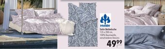 CITTI Markt irisette Satin Bettwäsche 135 x 200 cm, 100% Baumwolle, verschiedene Dessins Angebot