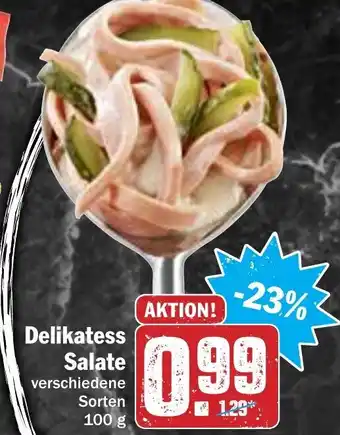 Hit Delikatess Salate 100g Angebot