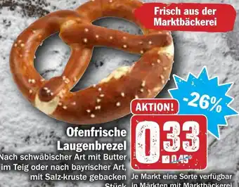 Hit Ofenfrische Laugenbrezel Angebot