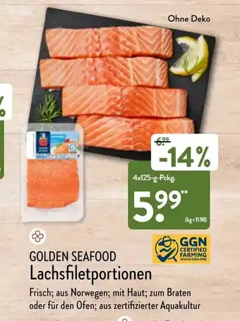 Aldi Nord Lachsfiletportionen Angebot