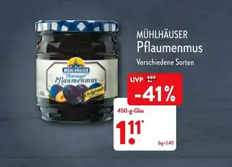 Aldi Nord Pflaumenmus 450g Angebot