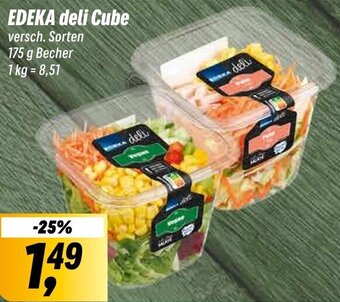 Simmel EDEKA deli Cube 175 g Becher Angebot